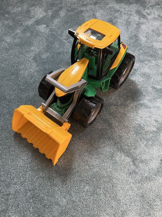 Ciągnik spychacz Lena maxi zielony ruchomy