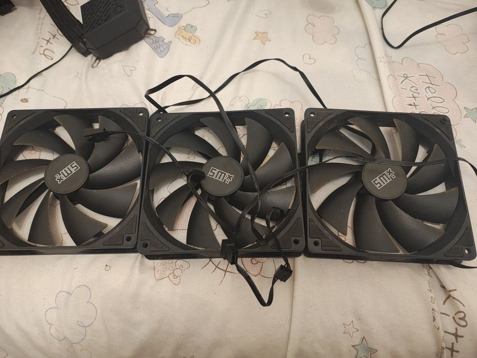 Zestaw 10 sztuk wentylatorów spc silentium nzxt Genesis krux