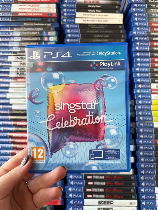 Гра Singstar Celebrattion на ps4, диск з грою на пс 4, ліцензія