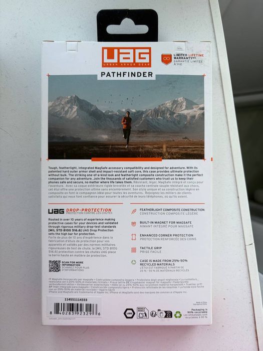 UAG Scout Clear MagSafe For iPhone 17 Pro Armor Shell And Impact - Resistant Soft Core - Ice/White