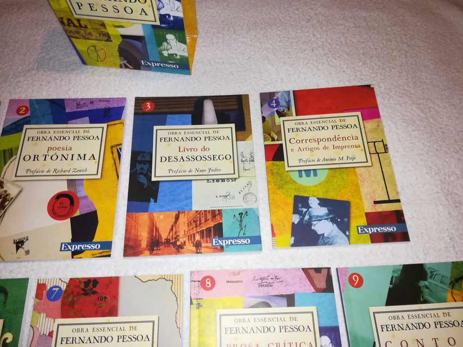 obra essencial de fernando pessoa (expresso) coleção 9 livros 2015