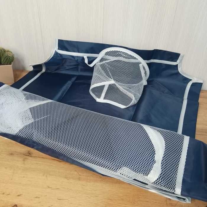 Манеж детский 126х109х65,5 см темно-синий. Дитячий манєж /сухий басейн