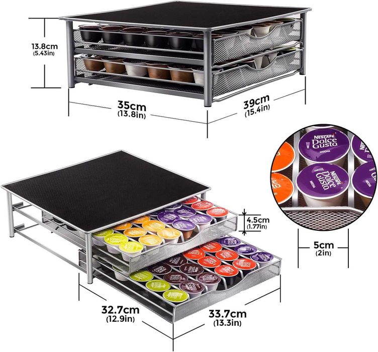 Półka na kapsułki / szafka / regał / organizer / stojak !9234!