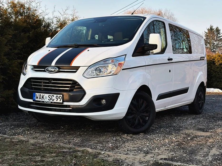 Ford Transit Custom ford transit custom brygadówka 6 os NÓWKA