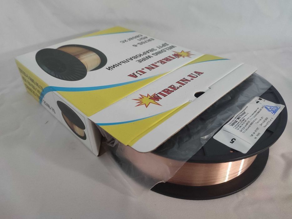 0,8 мм 5,25 кг Дріт Зварювальний Обміднений СВ08Г2С,ER70S-6,4Si1