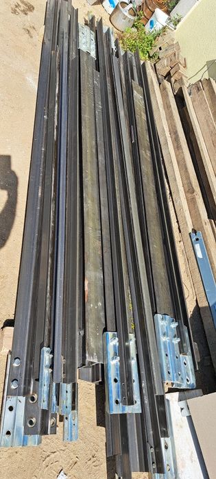 Vigas perfil T Cantoneiras barras 125x65 novas