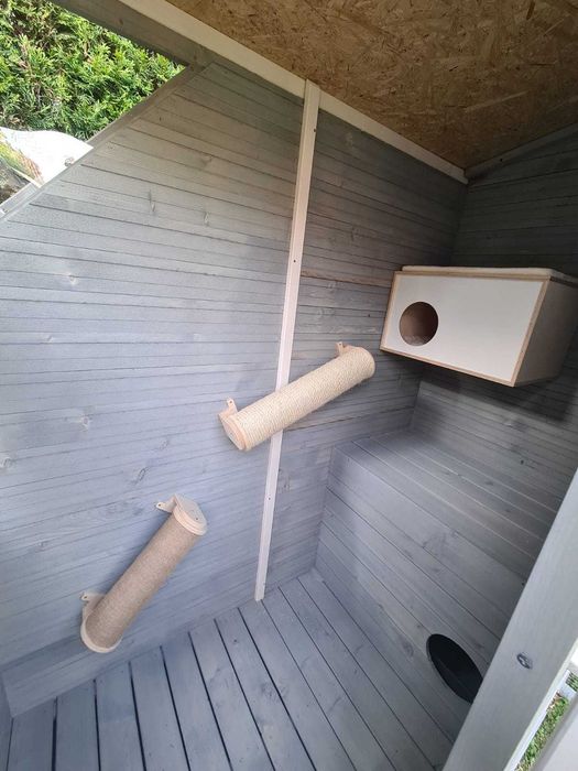 Domek Ogrodowy z wybiegiem dla Kota