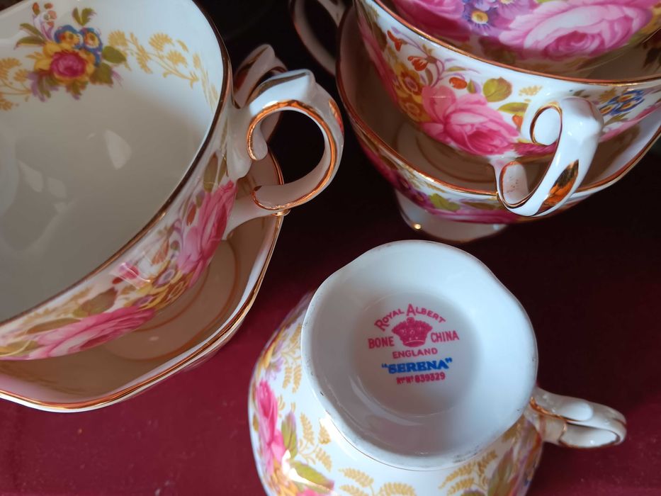 Chávenas café e chá, de coleção, de Limoges, de Macau e de England