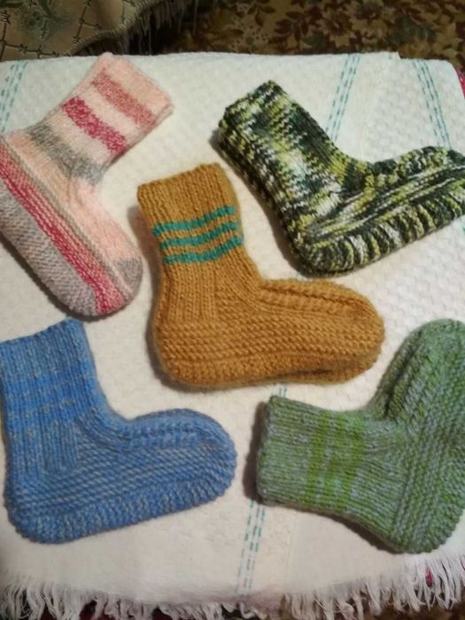 Носки вязаные детские (стелька 17 - 21см)