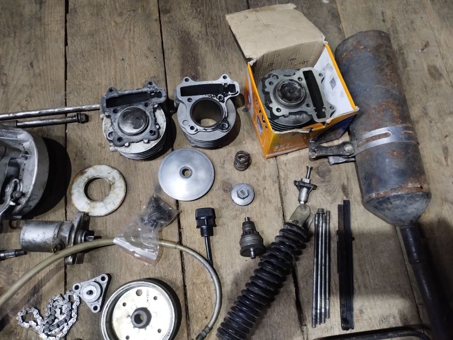 Запчасти китайський скутер 139 qmb