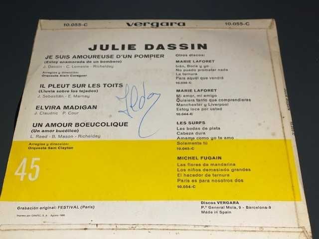 Julie D. [Julie Dassin] - Vynil 45 RPM