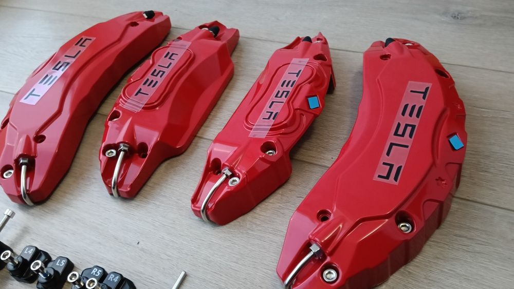 Алюмінієві накладки на супорта Tesla M3 MY 17-24