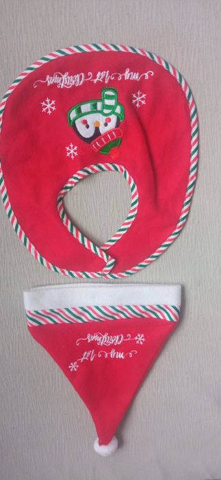 Czapka plus śliniaczek