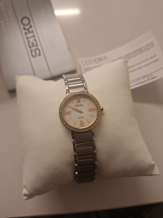 Seiko solar mulher