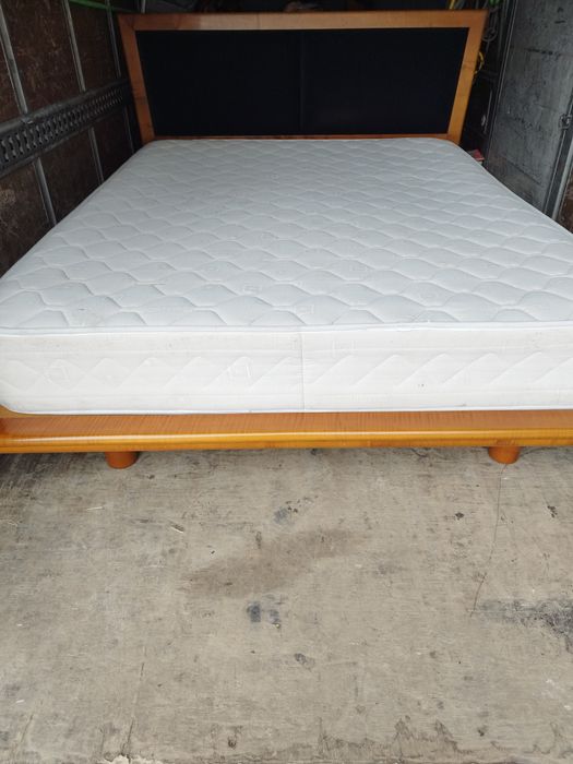 Cama casal madeira maciça