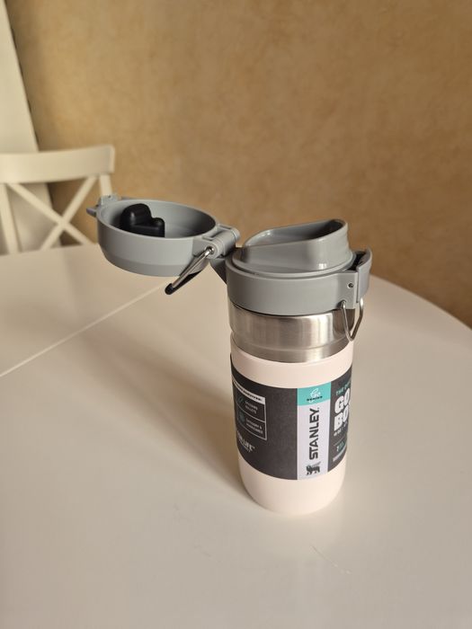 Термокружка Stanley GO Bottle Quick Flip 0.47л Rose Quartz термос