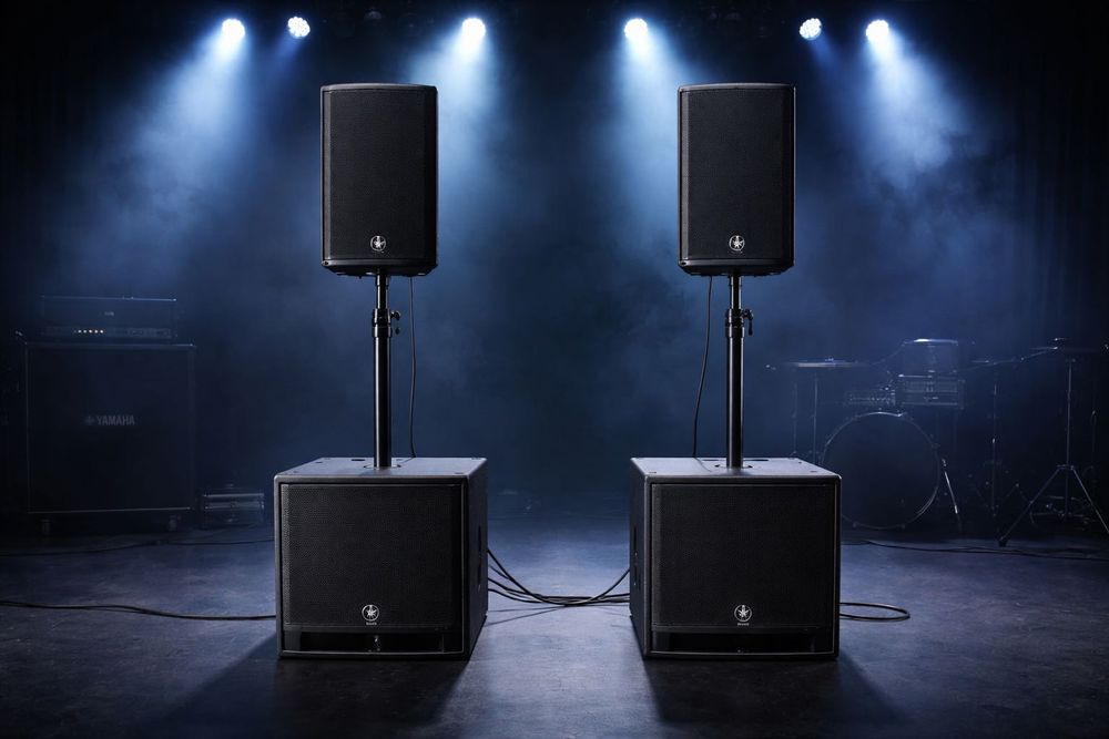 Wynajem profesjonalnego nagłośnienia Yamaha + oświetlenie