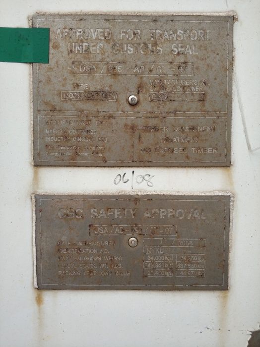 Рефконтейнер / Контейнер-рефрижератор 20 RH / Холодильний контейнер