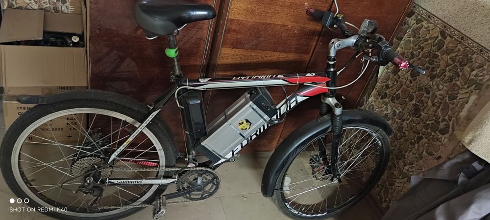 Продам электровелосипед БЕЗ БАТАРЕИ!!