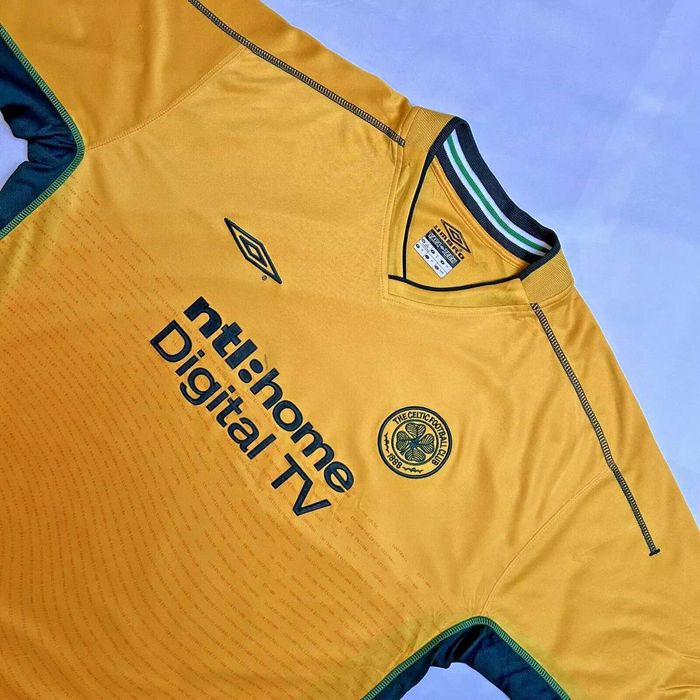 Celtic 2002/2003 Away Football Shirt Umbro Jersey Size XL