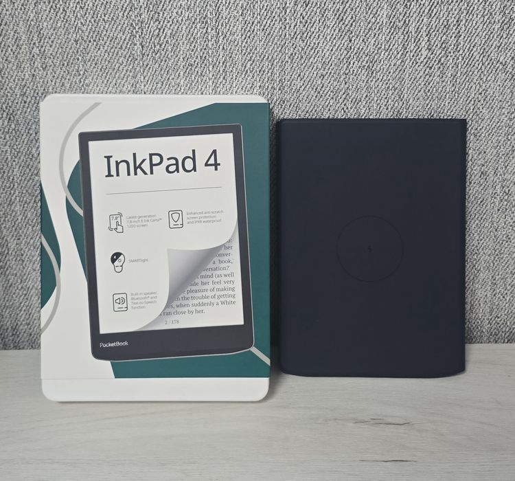 Електронна книга PocketBook 743G InkPad 4 + Оригінальний чохол з бездротовою зарядкою
