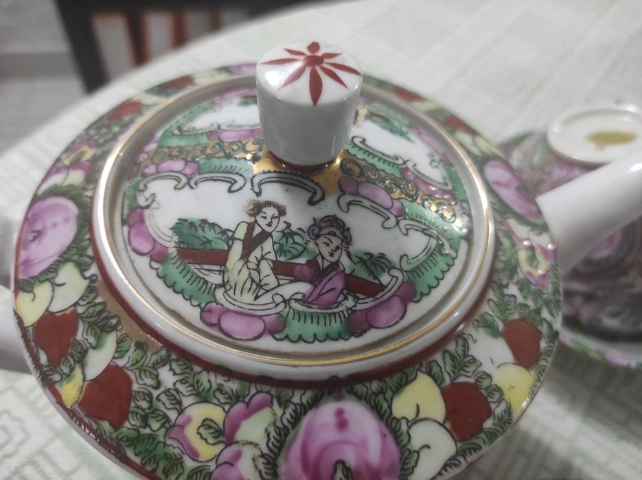 Serviço de chá loiça chinesa