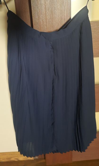 Spódnica plisowana granatowa XL