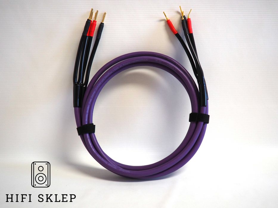 Melodika Purple Rain/4mm2 Kabel głośnikowy 2x4 m /Szpilki na Banany