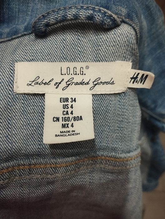 Kurtka dżinsowa H&M rozm 34