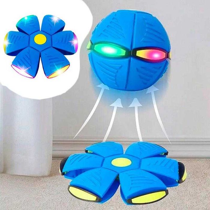 М’яч - трансформер Фрісбі Flat Ball Disc для активних ігор Blast Ball