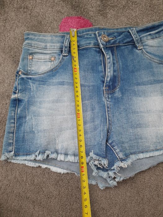 Jeansy krótkie spodenki