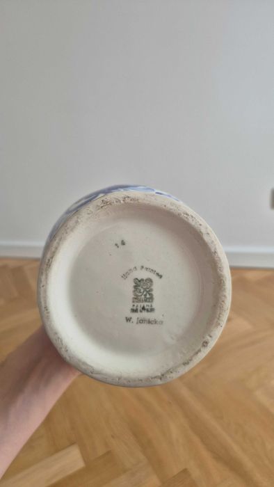 Wazon antyczny PRL porcelana Włocławek W. Janicka wysyłka
