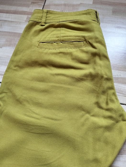 Spodnie damskie limonkowe