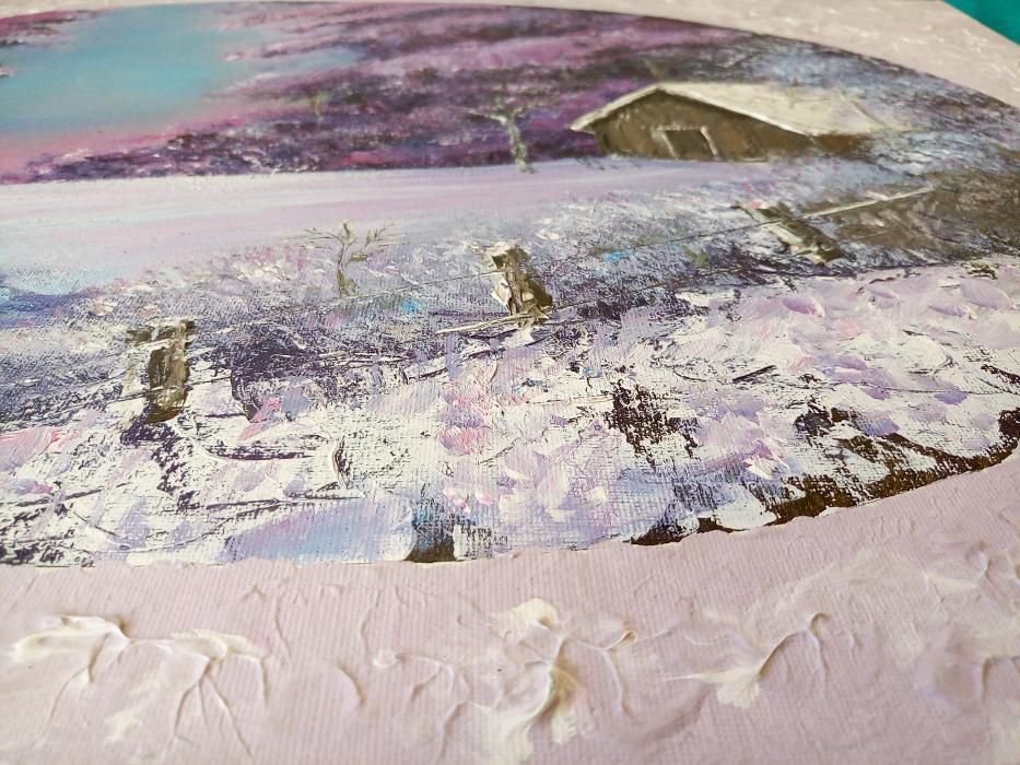 Pintura a acrílico "Zimuska"