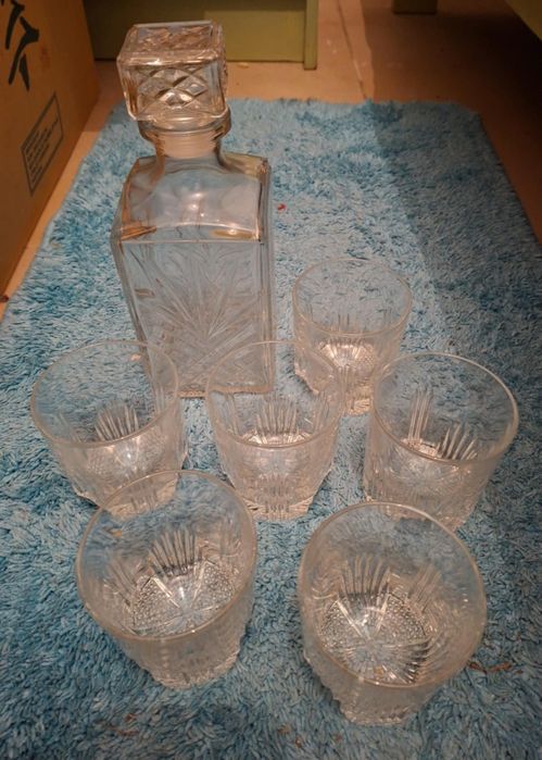 Conjunto de licor/whisky com balde de gelo438045264105318404