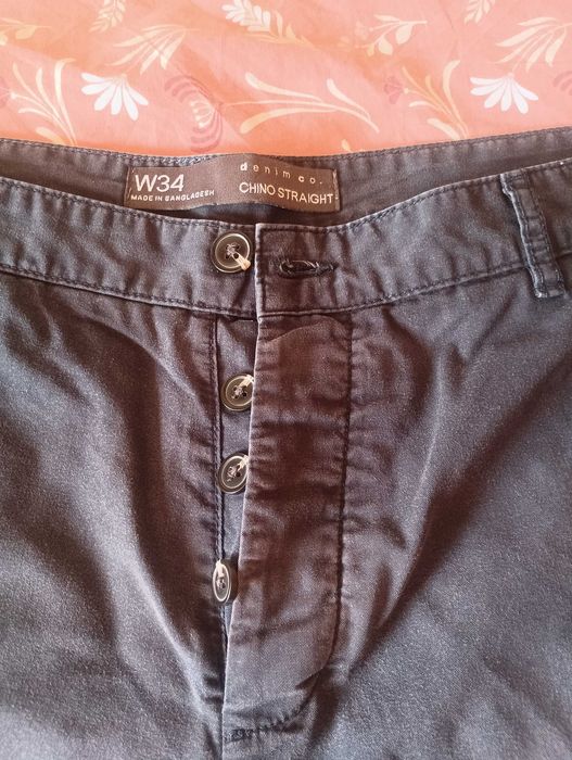 Calções Denim Co Tamanho W34, Cor Azul
