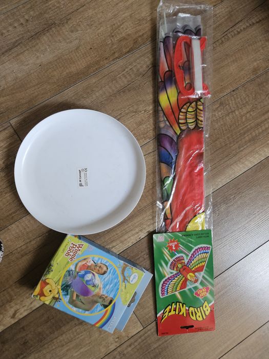 Zestaw plażowy frisber, latawiec NOWE