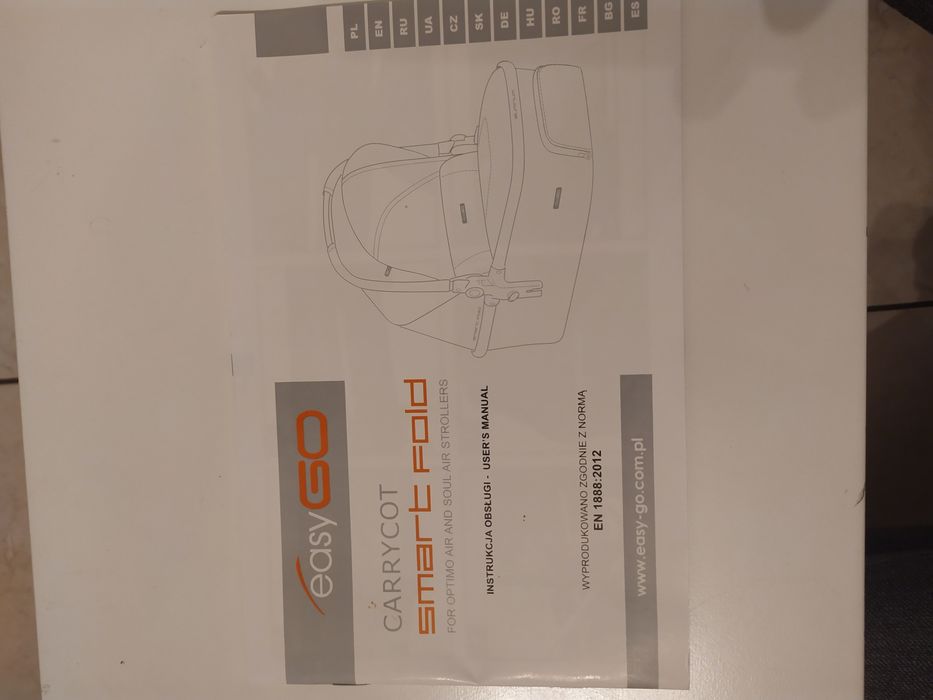 EasyGo SMART FOLD gondola do wózka EasyGo Optimo