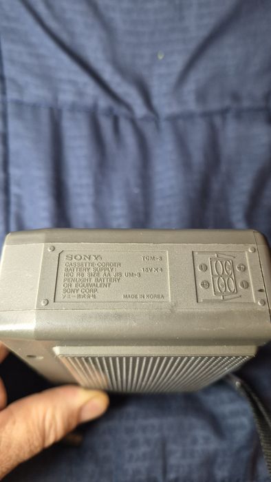 Вінтажний касетний магнітофон-диктофон Sony TCM-3 (В ідеалі)