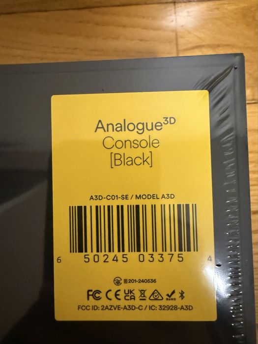 Consola Analogue 64 Preto – Selada / Nova em Caixa