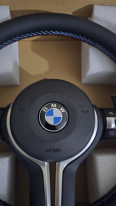 Volante BMW E60 E61 E62 E63 + Airbag + Patilhas (Novo)