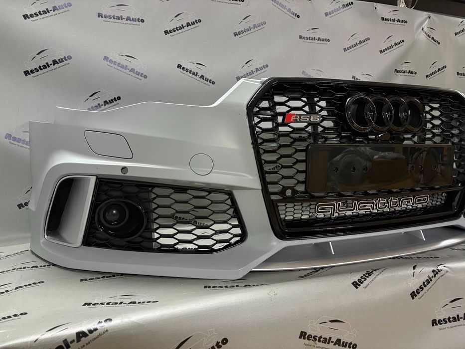 Передній бампер ауді а6 с7 audi a6 c7 2014-2018 року | в стилі RS6