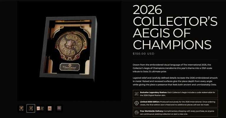 工芸品 Dota 2 The International 2020 Collector' Колекційний Aegis