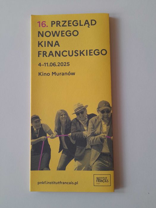Ulotka filmowa kinowa Przegląd nowego kina francuskiego