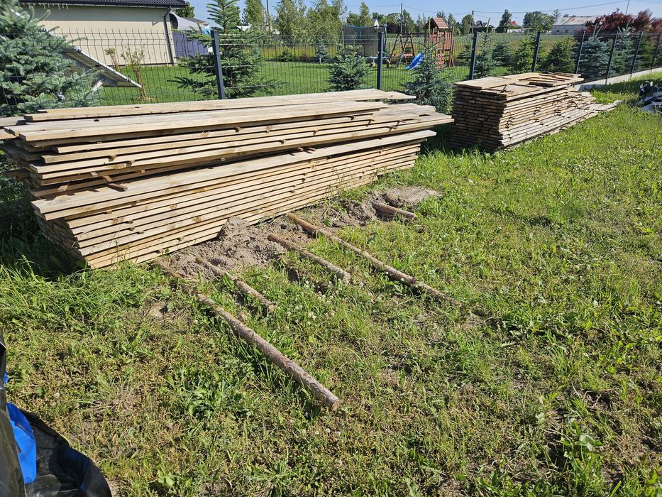 Deski 25mm, na szalunki, deskowanie dachu