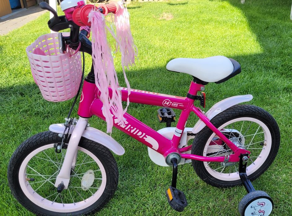 Rowerek dls dziewczynki 14 cali Kimride motyw  jednorozec