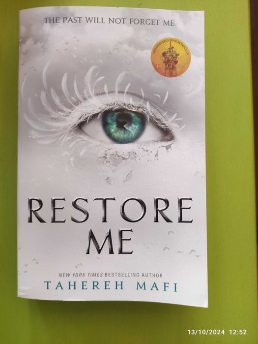 Restore Me - de Tahereh Mafi