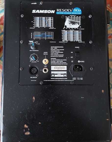 Colunas de Som Activas SanSon Resolv 80a