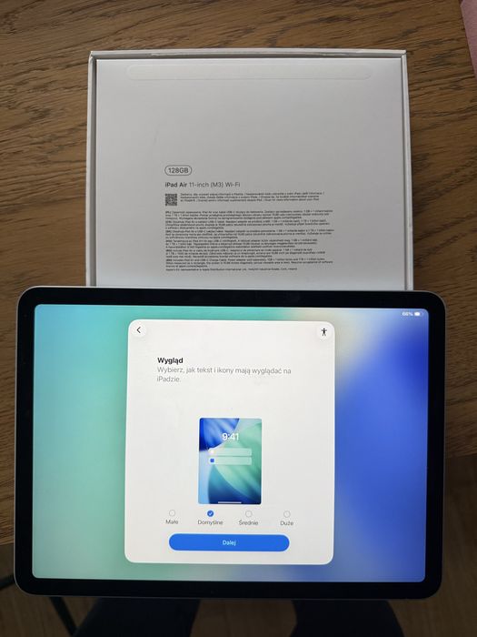 Tablet Aplle iPad Air 11 M3 ! Z Magic Keybord i rysikiem w zestwie