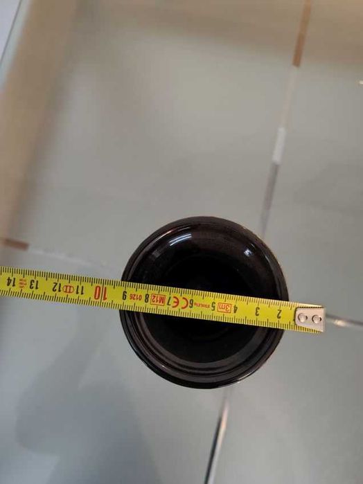 Jarra negra em vidro